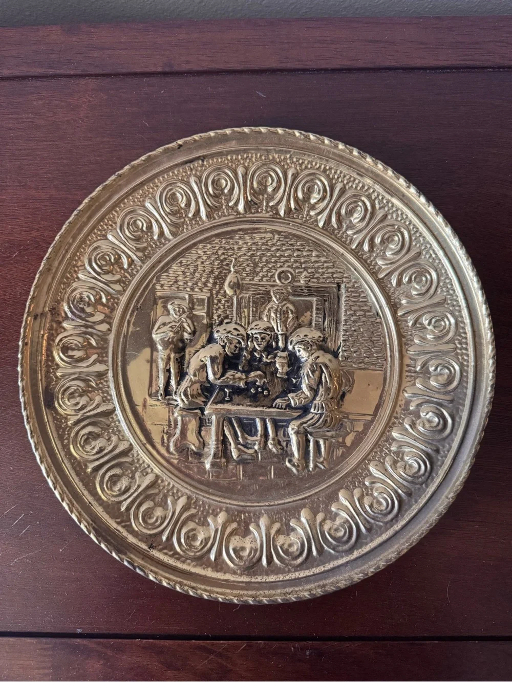 Decorative Gold Metal Wall Plate